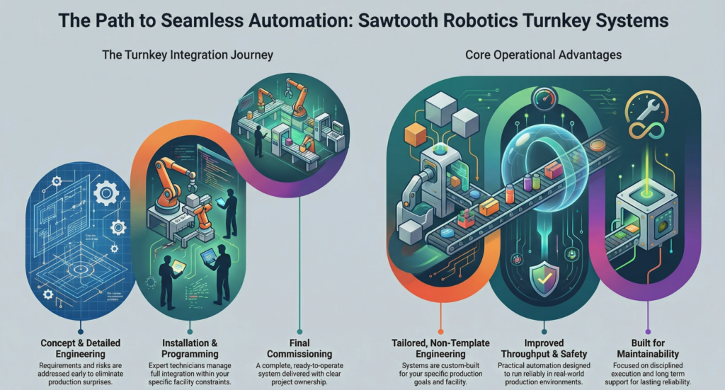 Turnkey Robotics Sawtooth Robotics Delivers Custom-Built Automation with Turnkey System ...
